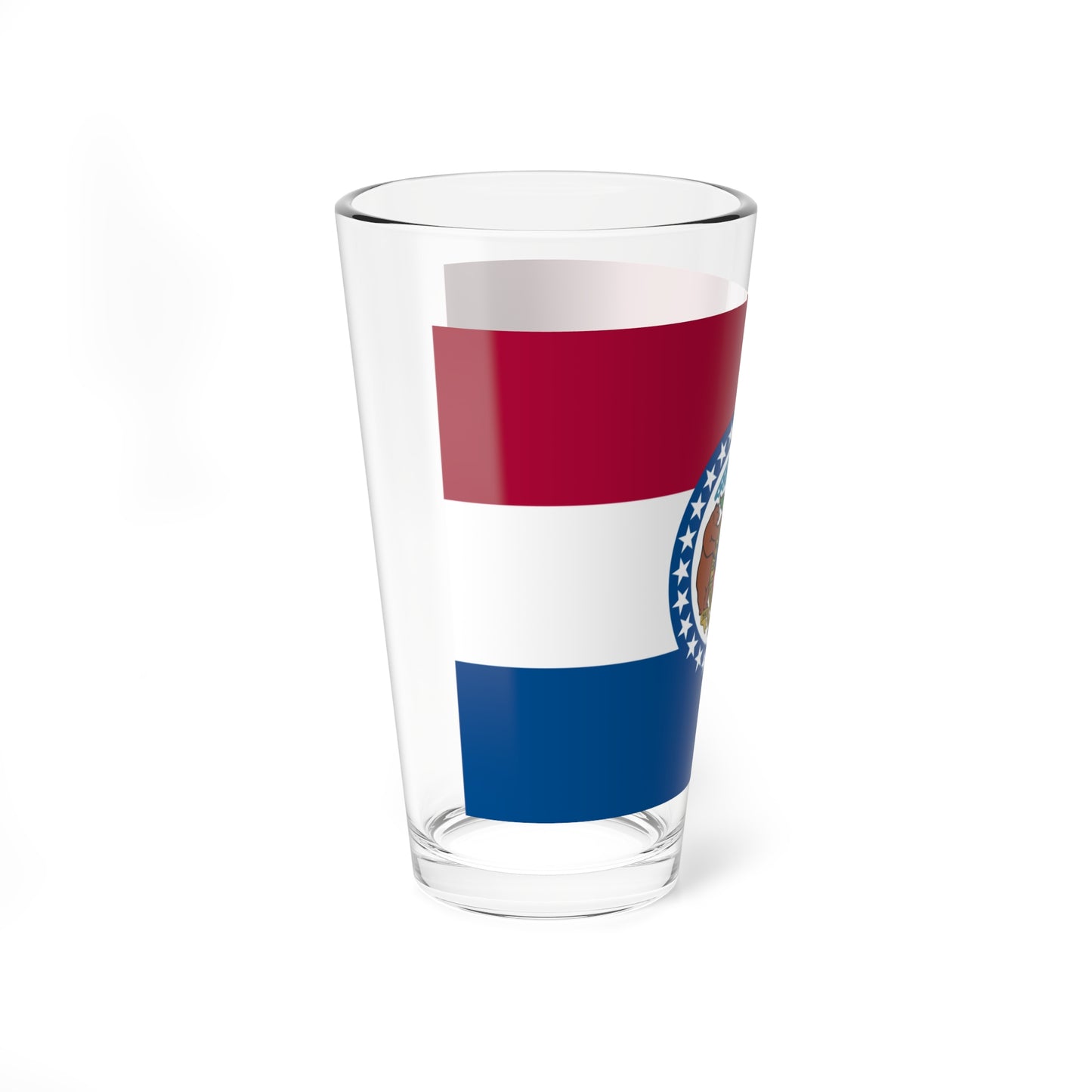 Flag of Missouri 3-2 (United States) Pint Glass 16oz
