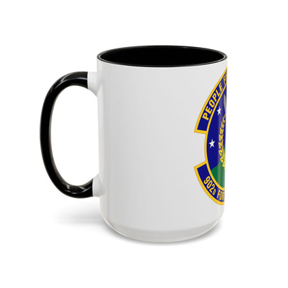 902d Force Support Squadron (U.S. Air Force) Accent Coffee Mug