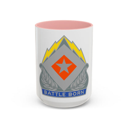 422 Signal Battalion (U.S. Army) Accent Coffee Mug