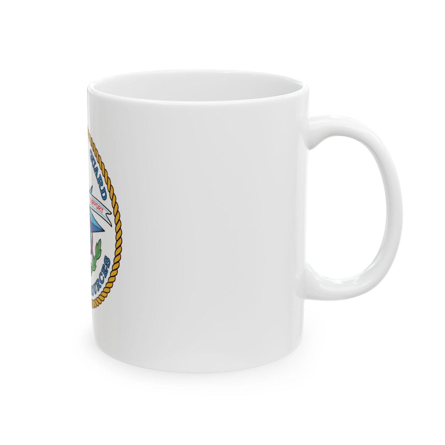 USCG Human Resources (U.S. Coast Guard) White Coffee Mug