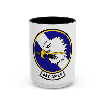 552d Aircraft Maintenance Squadron (U.S. Air Force) Accent Coffee Mug