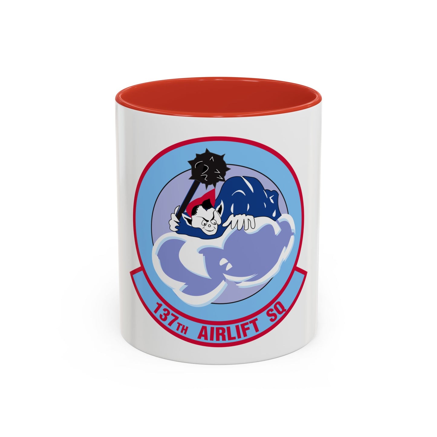 137 Airlift Squadron (U.S. Air Force) Accent Coffee Mug