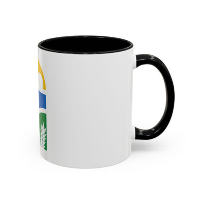 Coat of arms of Canelones Department - Accent Coffee Mug