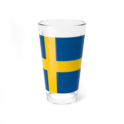 Flag of Sweden 3-2 (Sweden) Pint Glass 16oz