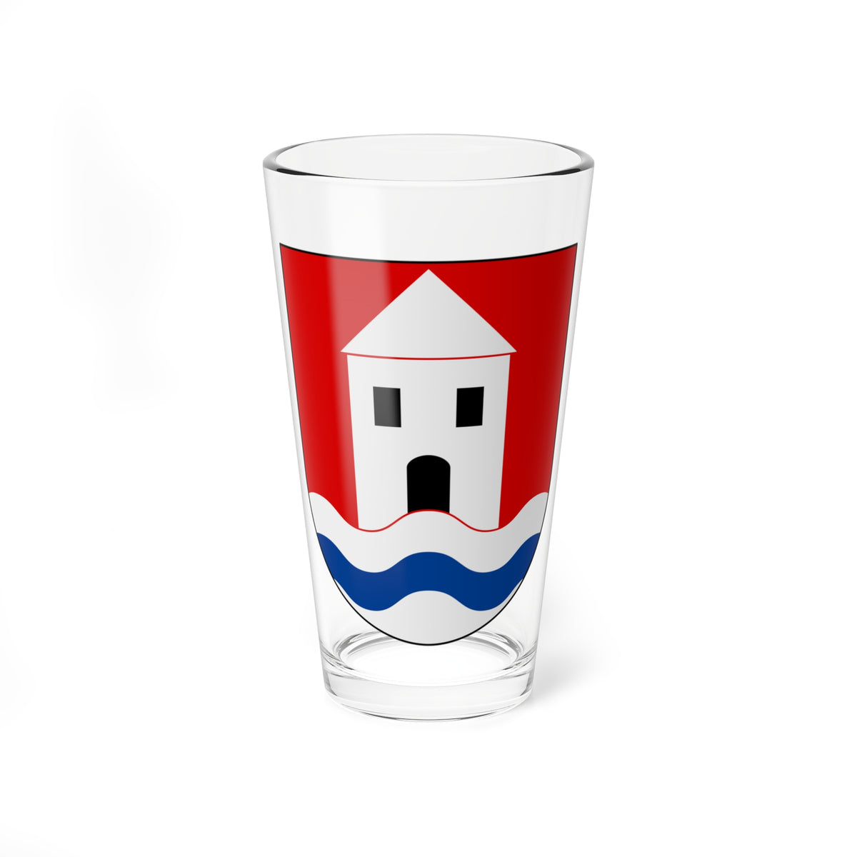 Läckö slott vapen (Sweden) (Coat of Arms) Pint Glass 16oz