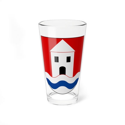 Läckö slott vapen (Sweden) (Coat of Arms) Pint Glass 16oz