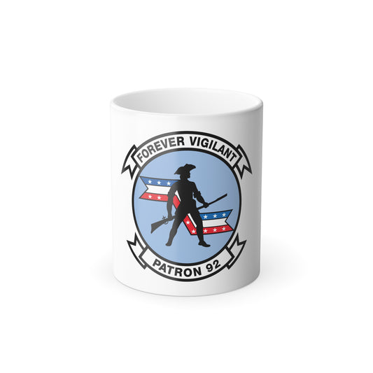 VP 92 Forever Vigilant Patron 92 (U.S. Navy) Color Changing Mug 11oz
