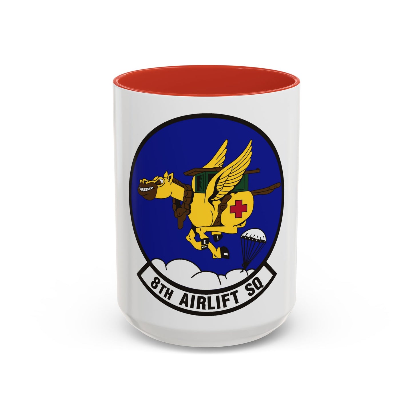 8th Airlift Squadron (U.S. Air Force) Accent Coffee Mug