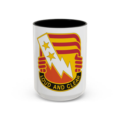 12 Signal Group (U.S. Army) Accent Coffee Mug