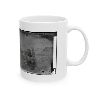 Virginia. Locomotive On The Orange & Alexandria Railroad (U.S. Civil War) White Coffee Mug