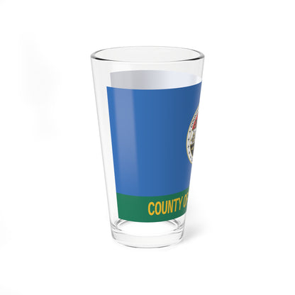 Flag of Los Angeles County California (United States) Pint Glass 16oz