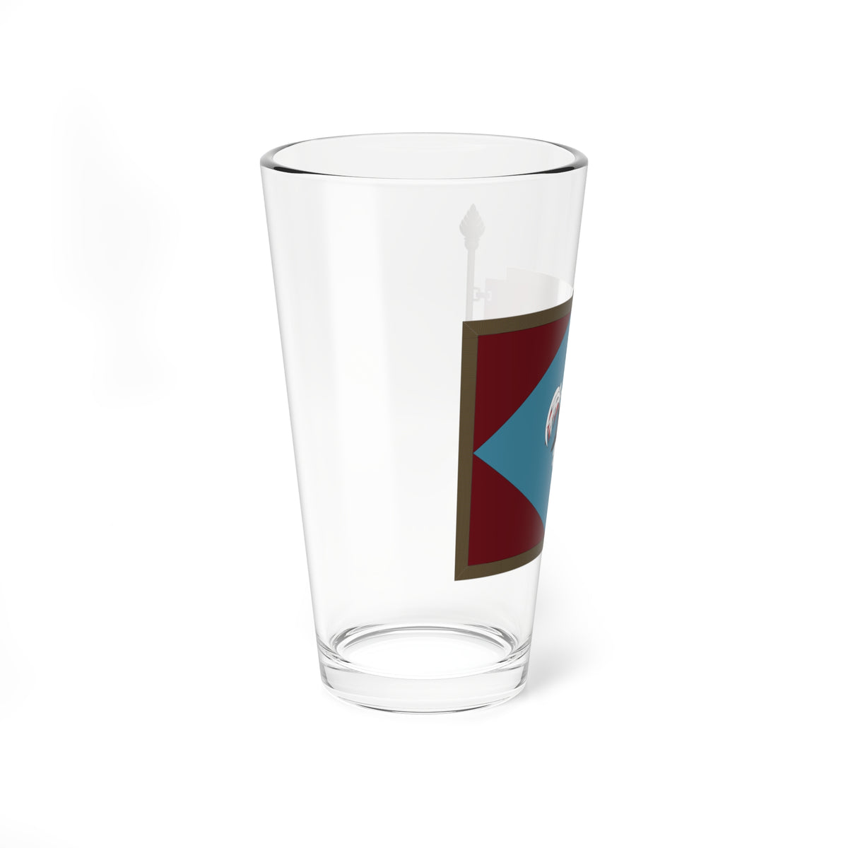 Fanion Corniche brutionne (France) Pint Glass 16oz