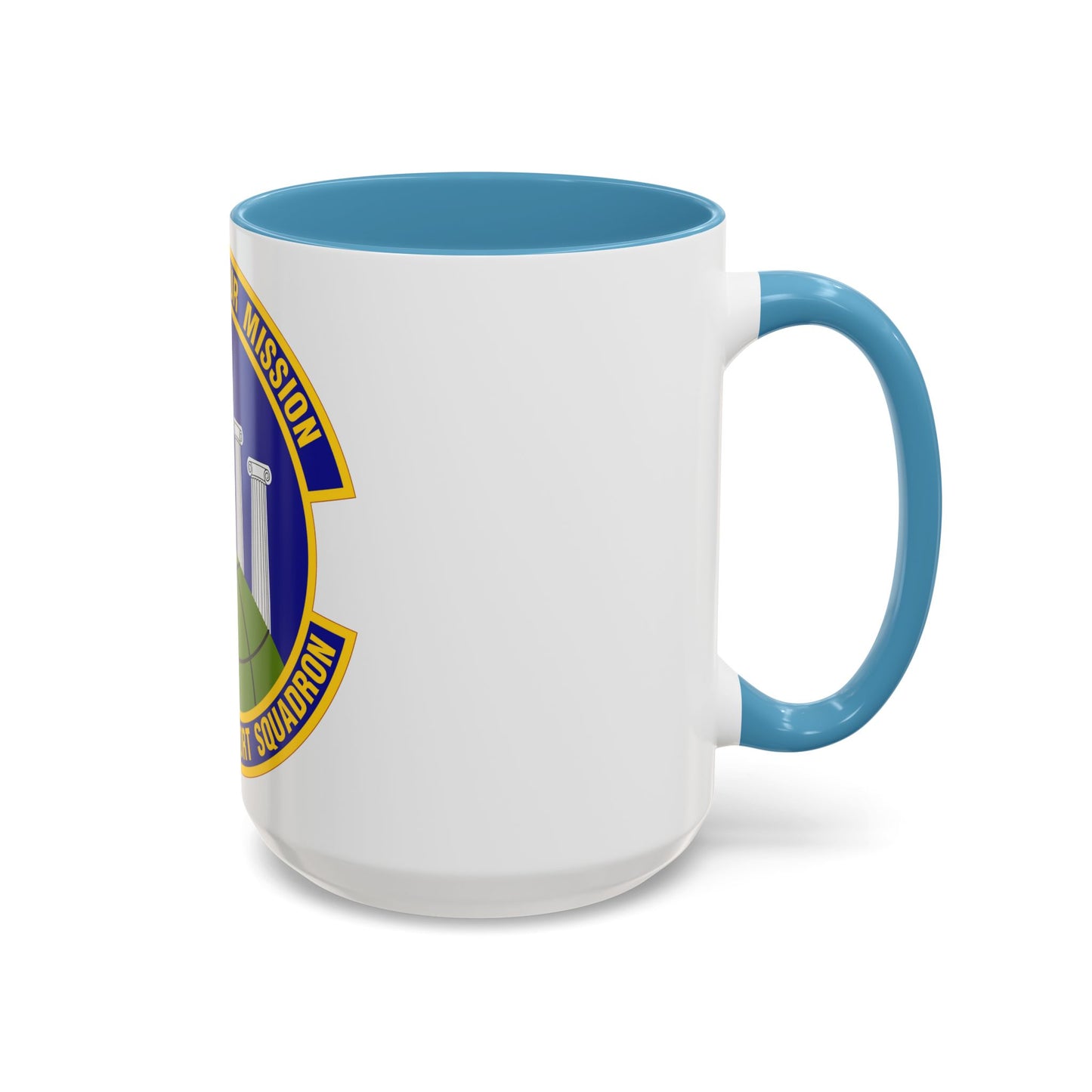 460 Force Support Squadron AFSPC (U.S. Air Force) Accent Coffee Mug