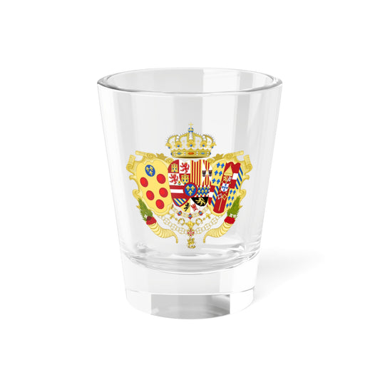 Coat of Arms of Infante Charles of Spain as Duke of Parma Piacenza and Guastalla (Italy) (Coat of Arms) Shot Glass 1.5oz