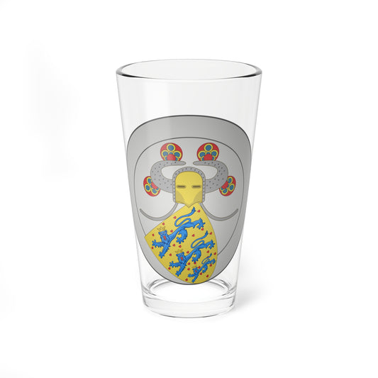 Coat of arms of Valdemar IV of Denmark (Denmark) (Coat of Arms) Pint Glass 16oz