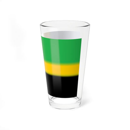 Flag of Bergslagen (Sweden) Pint Glass 16oz