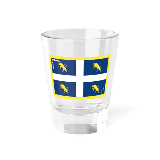 Flag of Turin Italy - Shot Glass 1.5oz