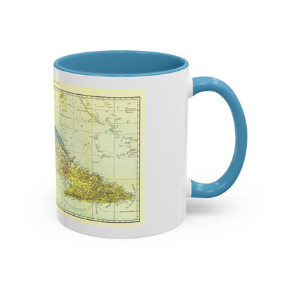 Central America - Cuba (1906) (Map) Accent Coffee Mug