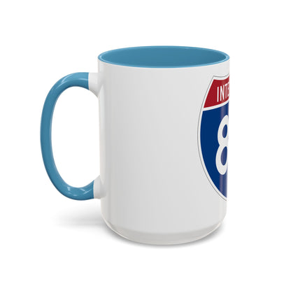 Interstate 85 (U.S. Highways) Accent Coffee Mug
