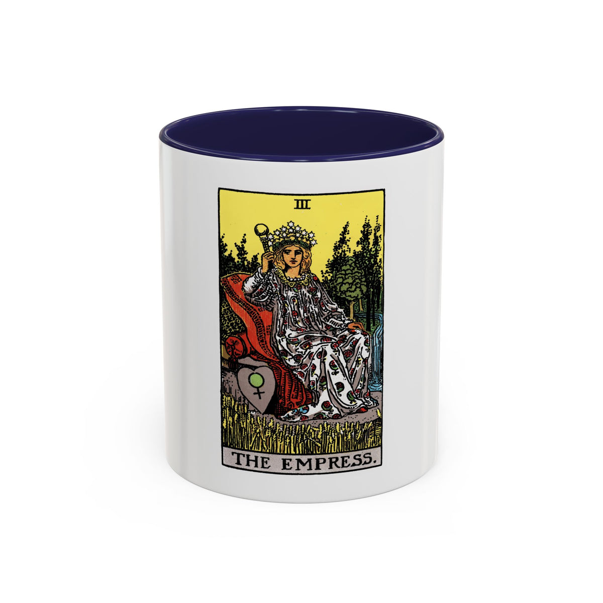 The Empress (Tarot Card) Accent Coffee Mug