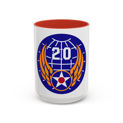 20 Air Force (U.S. Army) Accent Coffee Mug