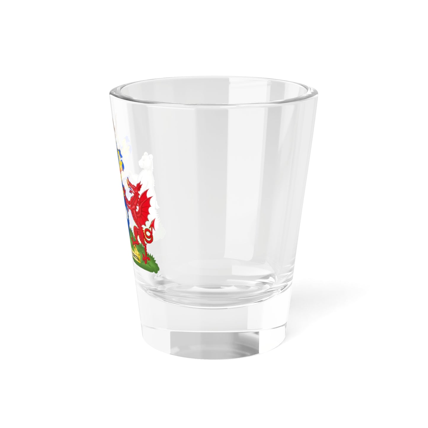 Hauge of Richmond Achievement (United Kingdom) (Coat of Arms) Shot Glass 1.5oz
