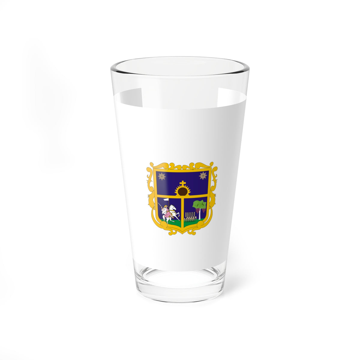 Bandera del Municipio de Querétaro (Mexico) Pint Glass 16oz
