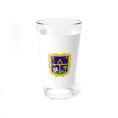 Bandera del Municipio de Querétaro (Mexico) Pint Glass 16oz