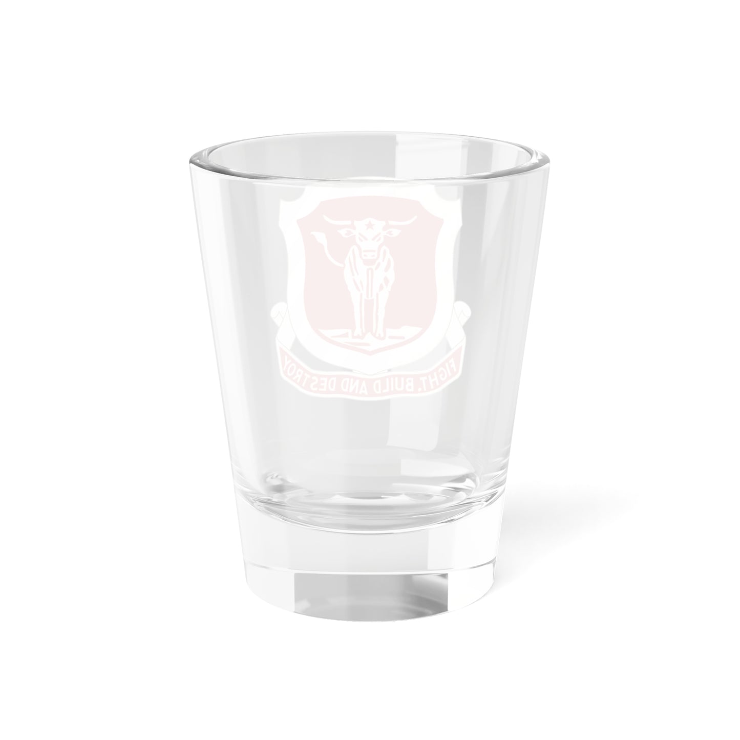 39 Engineer Battalion (U.S. Army) Shot Glass 1.5oz