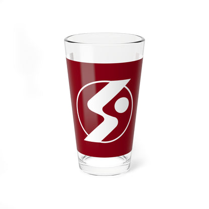 Flag of Kurabuchi Gunma 1975-2006 (Japan) Pint Glass 16oz