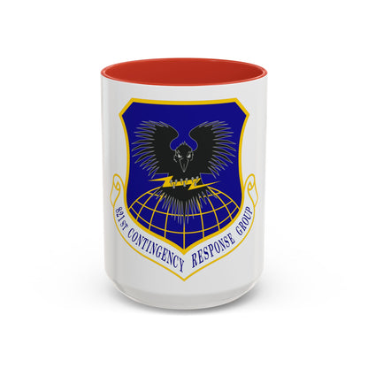 821 Contingency Response Group AMC (U.S. Air Force) Accent Coffee Mug