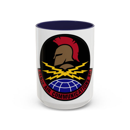 618 Air Communications Squadron AMC (U.S. Air Force) Accent Coffee Mug