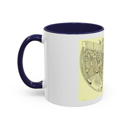 World Map - Ruysch (1508) (Map) Accent Coffee Mug