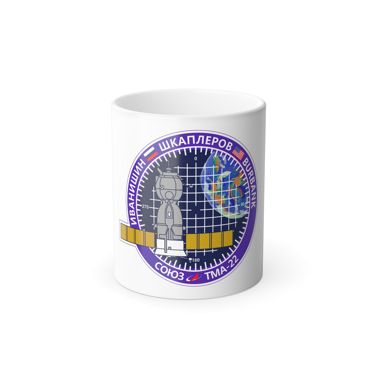 Soyuz TMA-22 (Soyuz Programme) Color Changing Mug 11oz