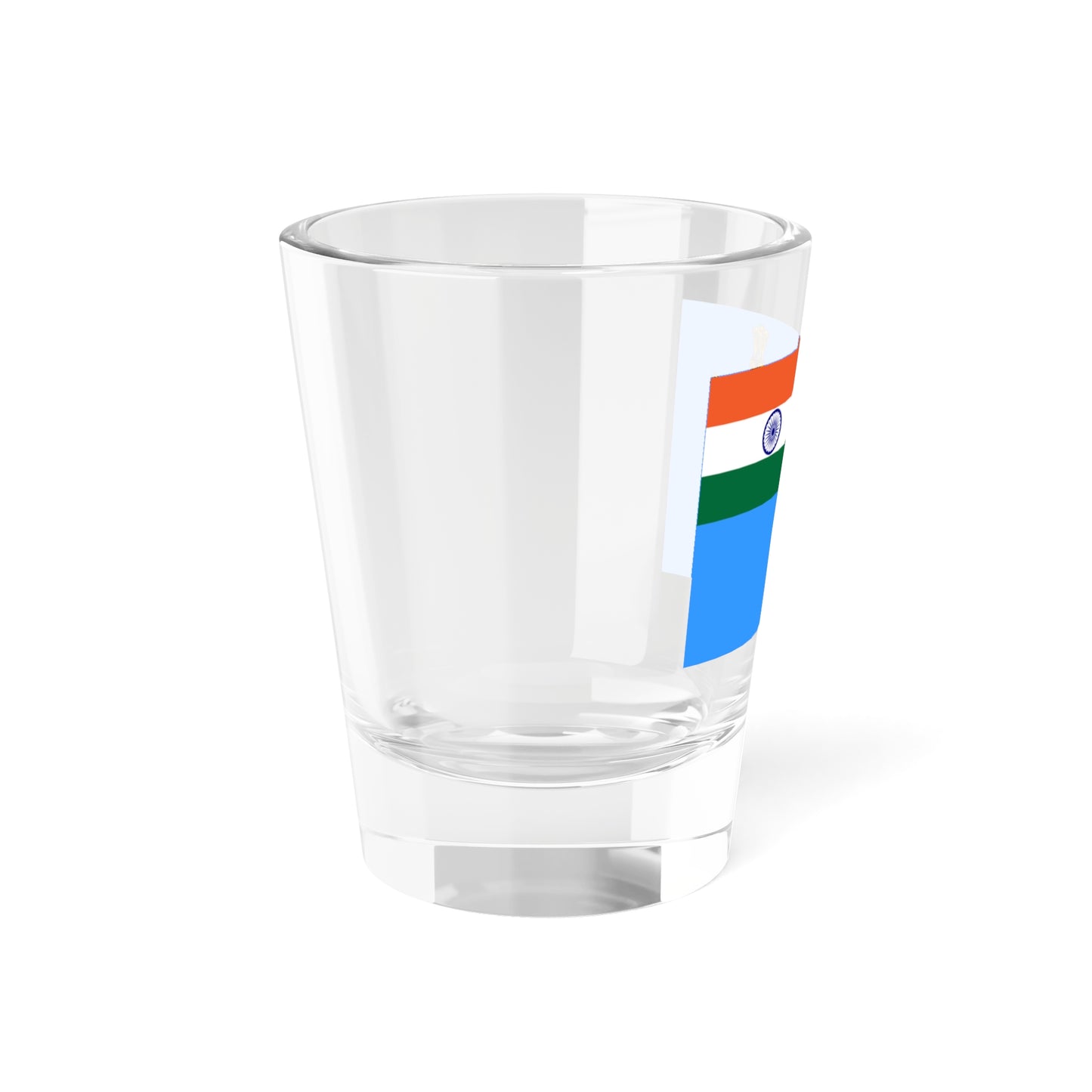 Flag of the Chief of Air Staff and Air Chief Marshal of the Indian Air Force (India) (Coat of Arms) Shot Glass 1.5oz