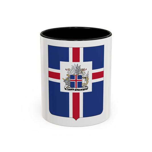 Coat of arms of the President of Iceland - Accent Coffee Mug