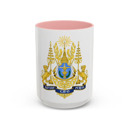 Royal arms of Cambodia - Accent Coffee Mug
