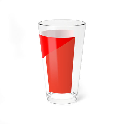 Switzerland France Flag (France) Pint Glass 16oz
