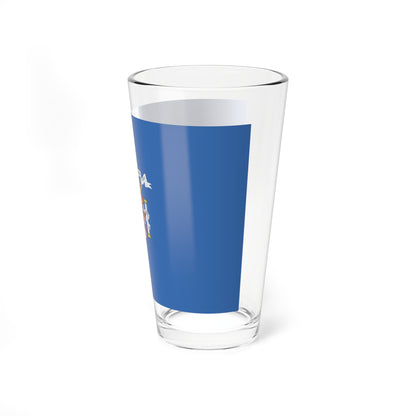Flag Melilla (Spain) Pint Glass 16oz
