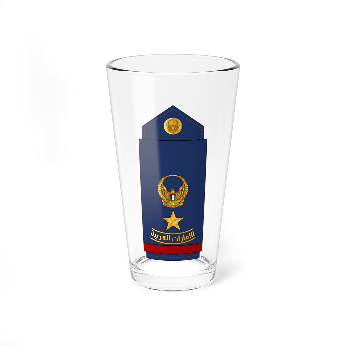 10 UAEAF LTC (United Arab Emirates) (Military Rank) Pint Glass 16oz