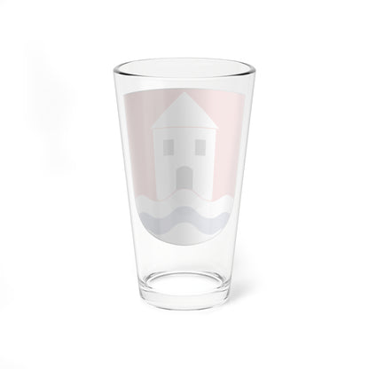 Läckö slott vapen (Sweden) (Coat of Arms) Pint Glass 16oz