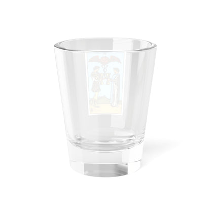 The 2 of Cups (Tarot Card) Shot Glass 1.5oz-Go Mug Yourself