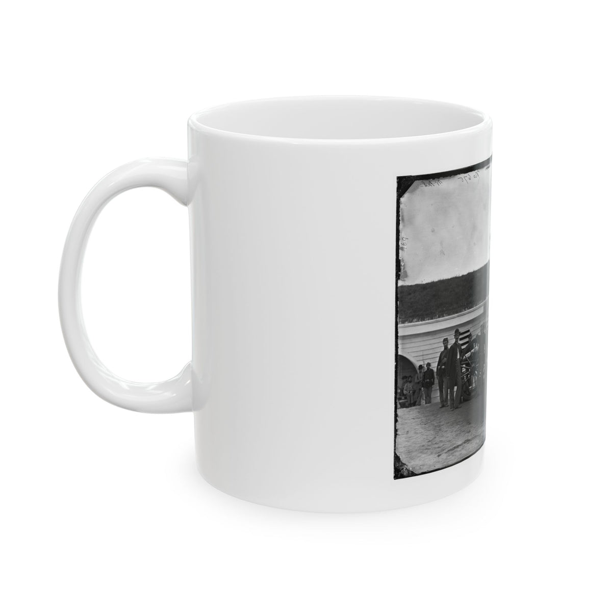 Arlington, Va. Gun Crew Of Company K, 2d New York Artillery, In Fort C.F. Smith (U.S. Civil War) White Coffee Mug
