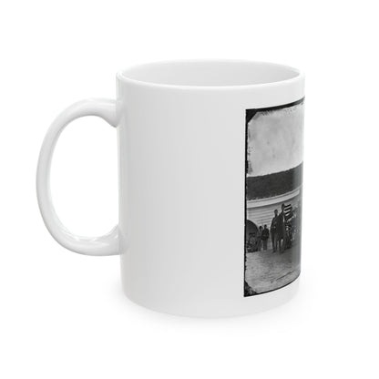 Arlington, Va. Gun Crew Of Company K, 2d New York Artillery, In Fort C.F. Smith (U.S. Civil War) White Coffee Mug