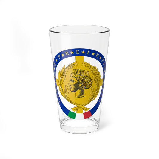 Distintivo corpo prefettizio (Italy) (Coat of Arms) Pint Glass 16oz