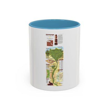 Egypt's Nile Valley- The North (1995) (Map) Accent Coffee Mug