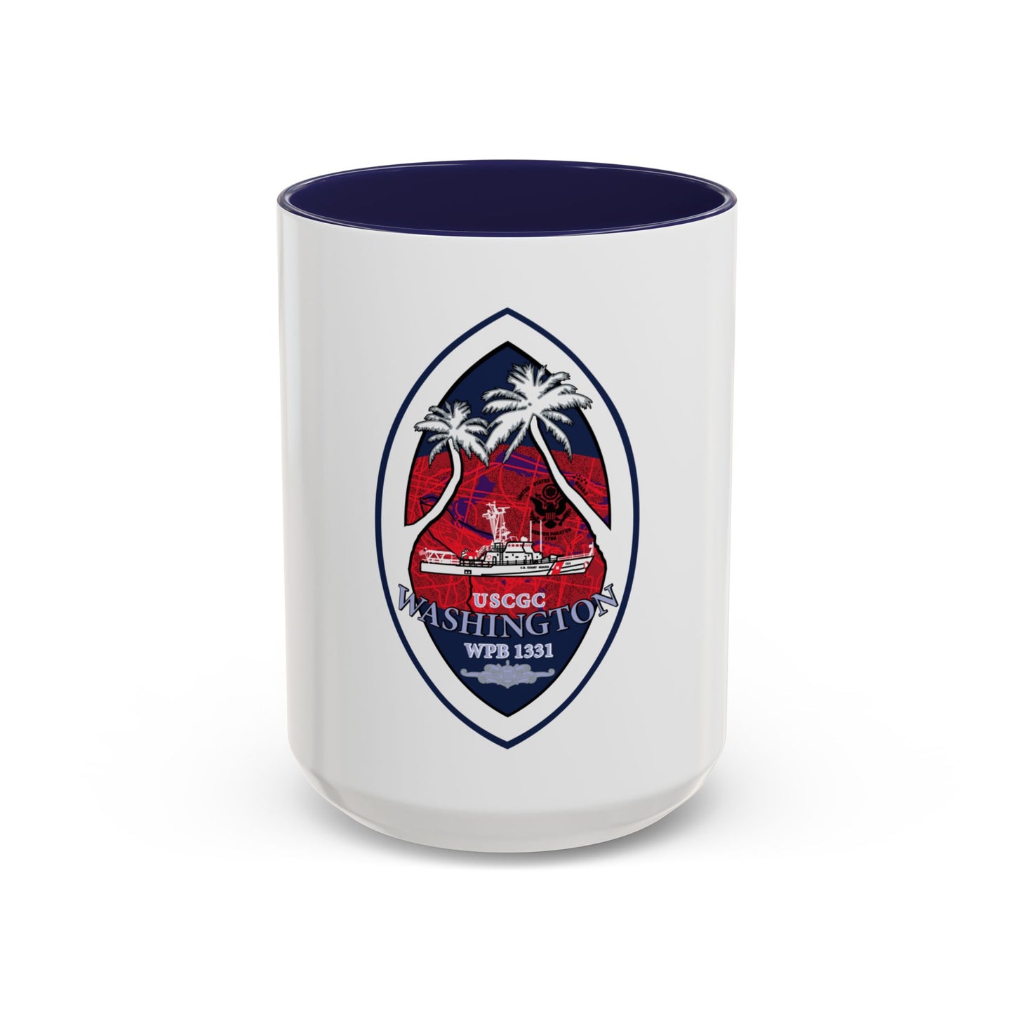 USCG Washington WPB 1331 (U.S. Coast Guard) Accent Coffee Mug