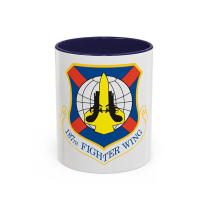 187th Fighter Wing (U.S. Air Force) Accent Coffee Mug