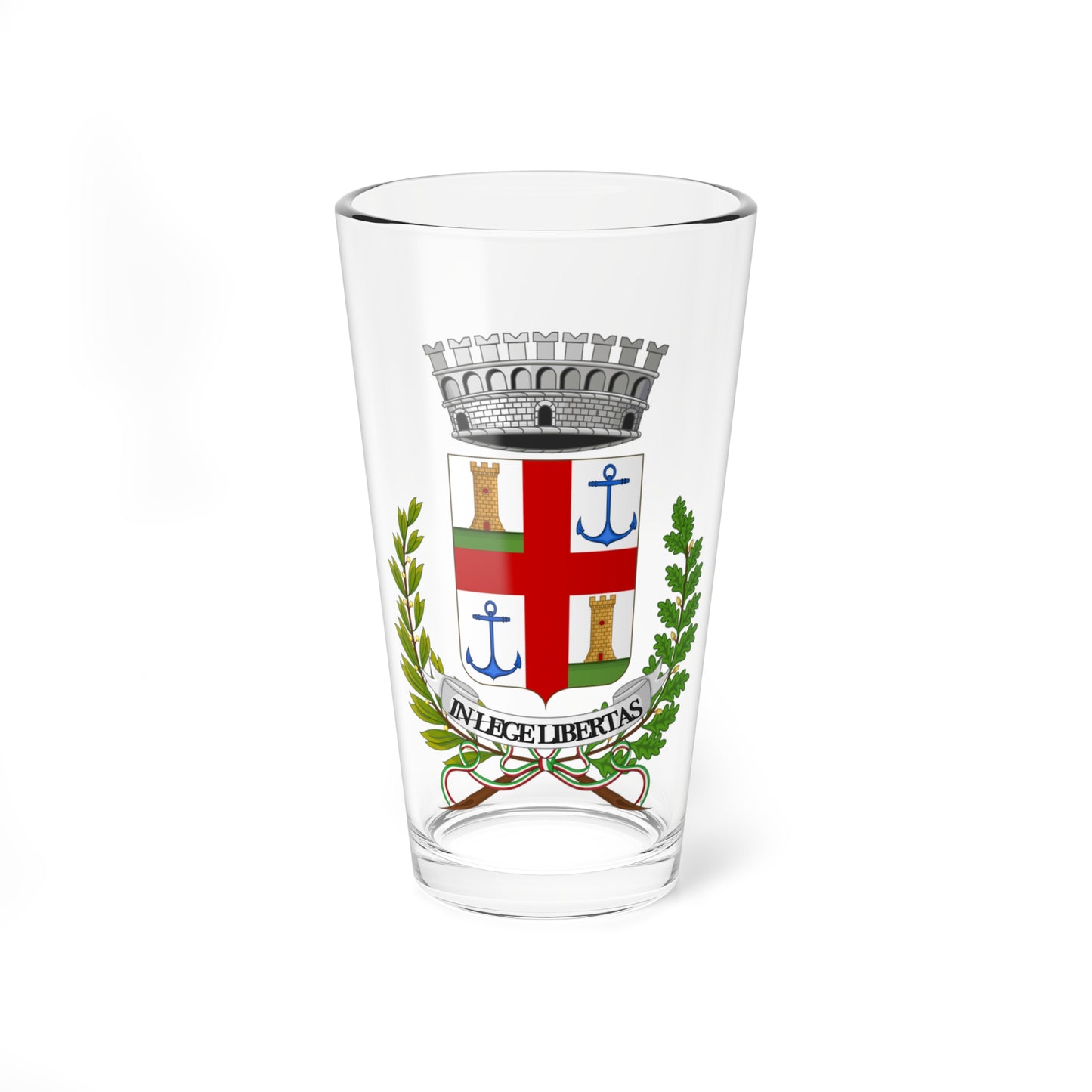 Deiva Marina-Stemma (Italy) (Coat of Arms) Pint Glass 16oz