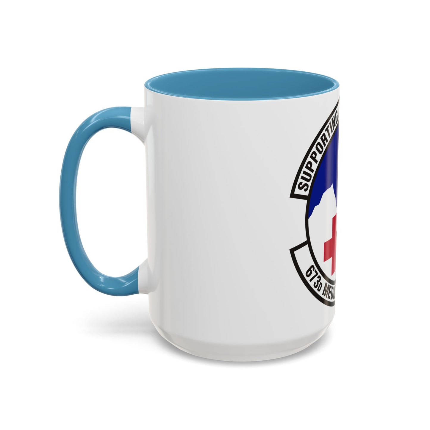 673d Medical Support Squadron (U.S. Air Force) Accent Coffee Mug